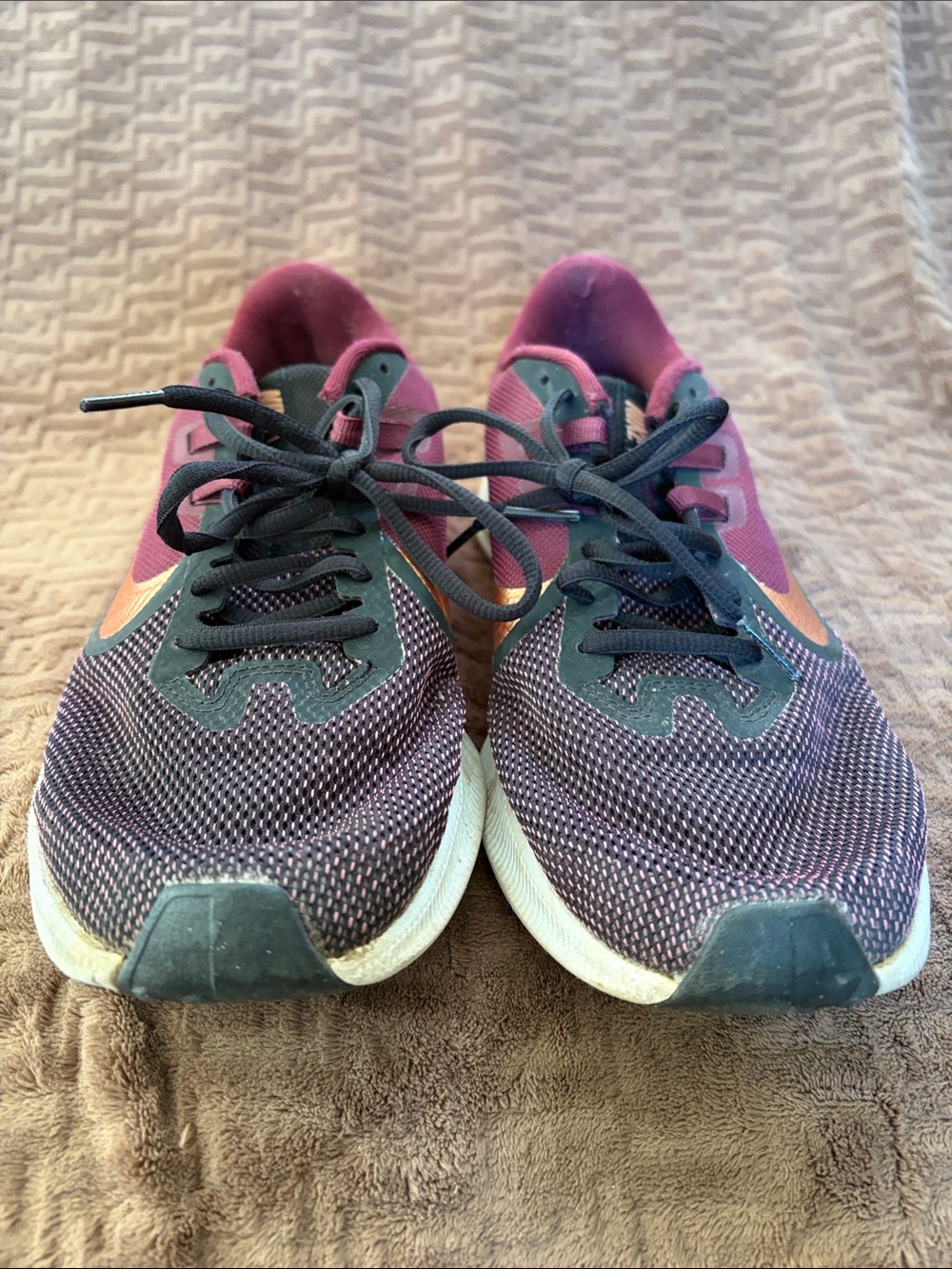 Nike Women's Purple and Pink Running Sneakers